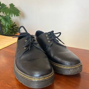 Doc Martens Zavala Lo black leather oxford shoes
